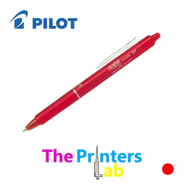 Στυλό Pilot Frixion Clicker Κόκκινο 0.7mm