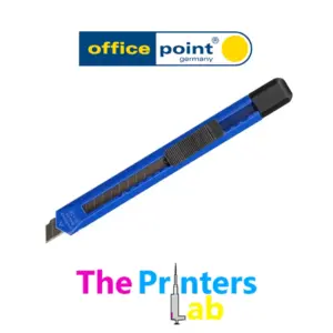 Κοπίδι Πλαστικό Office Point 9mm Μπλε