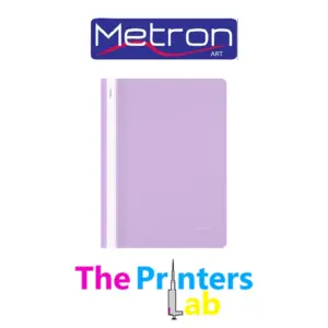 Ντοσιέ με Έλασμα Πλαστικό Metron Λιλά