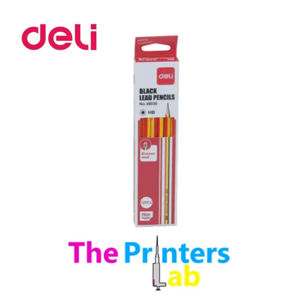 Μολύβι Deli με Ρίγες και Γόμα