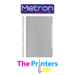 Ντοσιέ Έλασμα με Τρύπες Πλαστικό Metron Γκρι