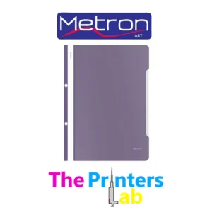 Ντοσιέ Έλασμα με Τρύπες Πλαστικό Metron Μωβ
