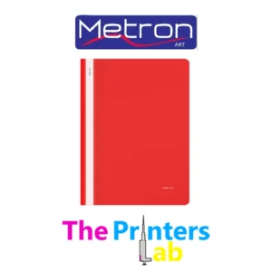 Ντοσιέ με Έλασμα Πλαστικό Metron Κόκκινο