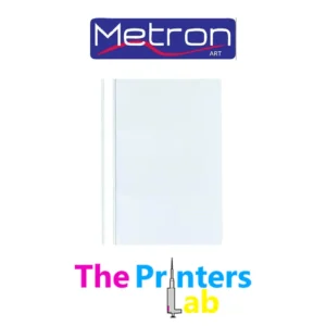 Ντοσιέ με Έλασμα Πλαστικό Metron Λευκό