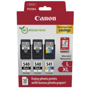 Γνήσιο / Original Μελάνι / Ink Canon PG-540 L x2 & CL-541 XL Multipack