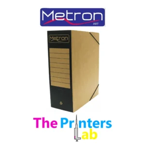 Κουτί με Λάστιχο Metron 25x33x12cm Μαύρο