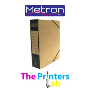 Κουτί με Λάστιχο Metron 25x33x8cm Μαύρο