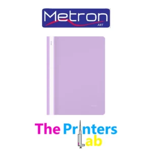 Ντοσιέ με Έλασμα Πλαστικό Metron Λιλά