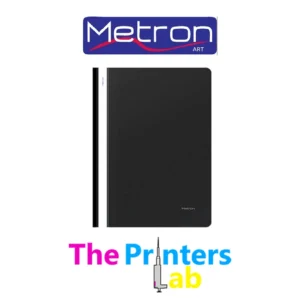 Ντοσιέ με Έλασμα Πλαστικό Metron Μαύρο
