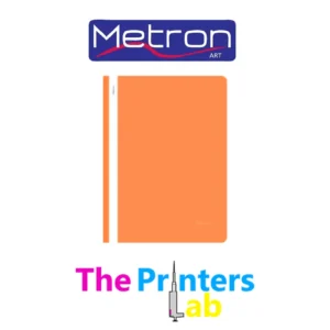 Ντοσιέ με Έλασμα Πλαστικό Metron Πορτοκαλί